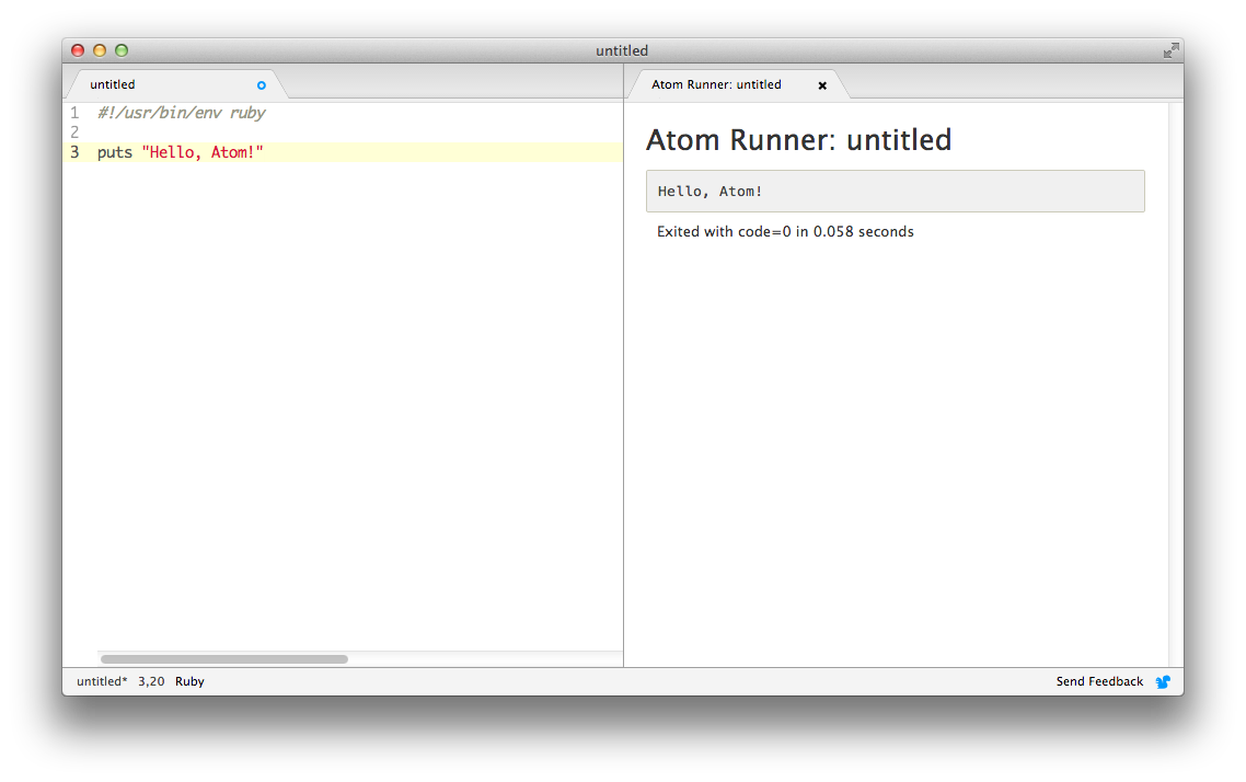 atom-runner screenshot
